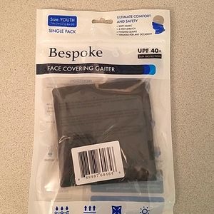 🆕️ Bespoke Face covering gaiter "Black" Youth